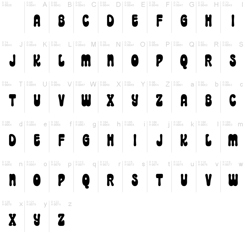 Mooschak Free Bold font