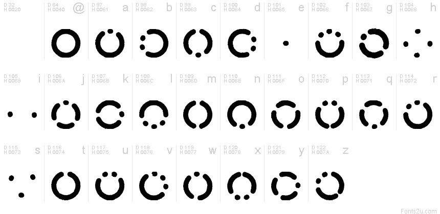 morseircle-code-font