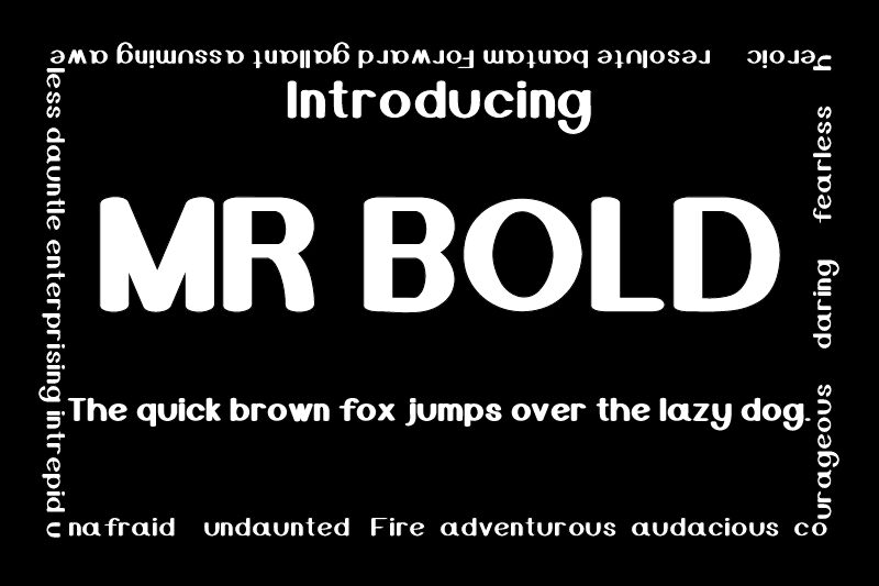 Mr Bold フォント