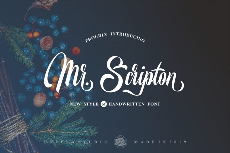 Mr Scripton フォント