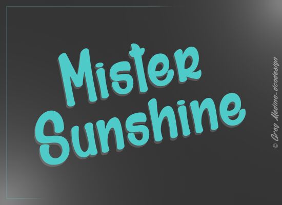 MrSunshine Schriftart