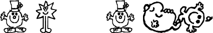 Aperçu de la police Mr Men