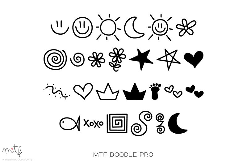 MTF Doodle PRO Schriftart