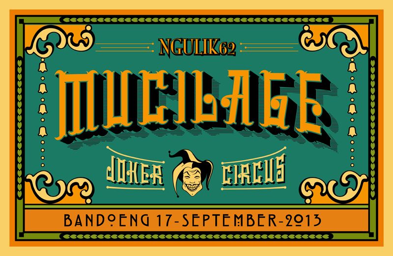 mucilage type Шрифт