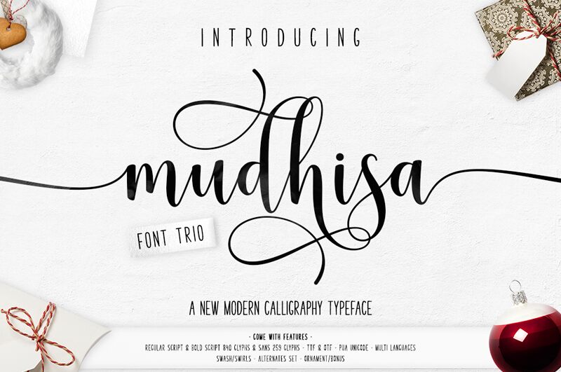 mudhisa script Schriftart