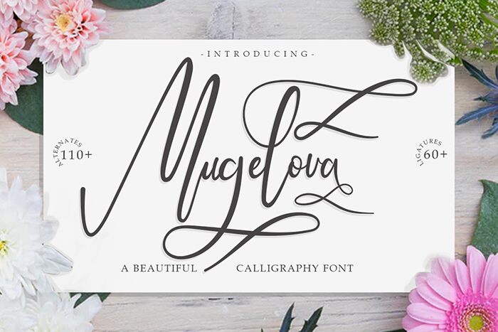 Mugelova Schriftart