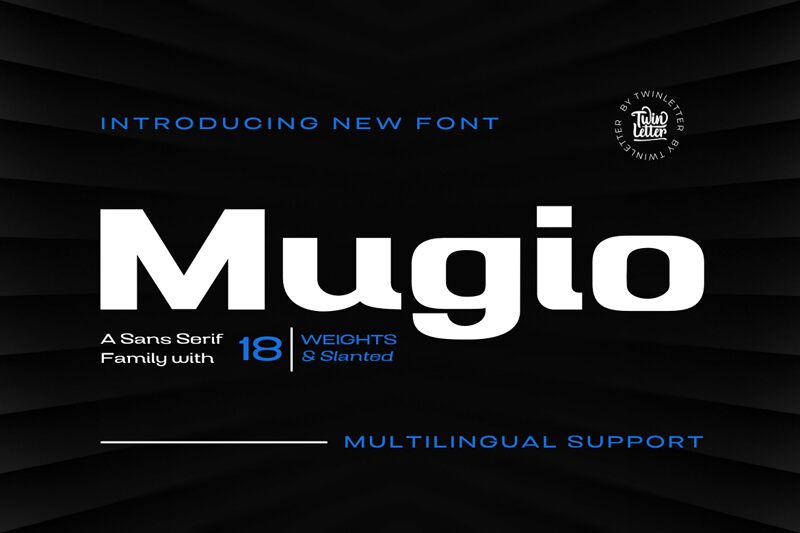 Mugio الخط