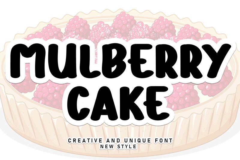 Mulberry Cake الخط 