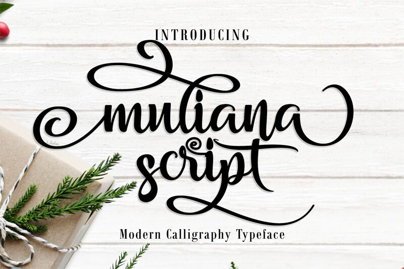 muliana Schriftart