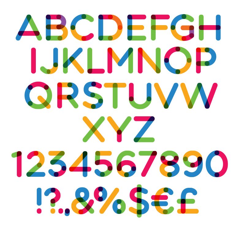 Multicolore Pro font | Fonts2u.com