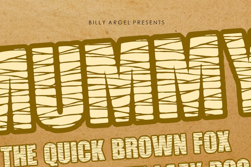 MUMMY Schriftart