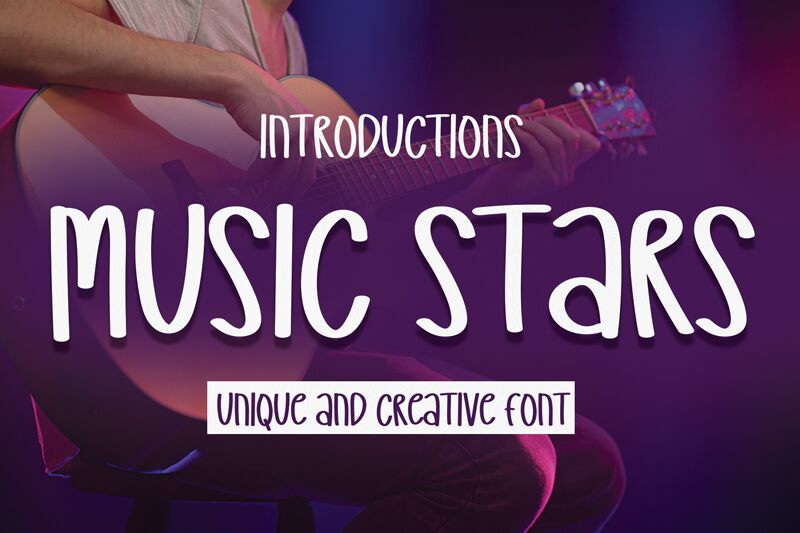 music-stars-font