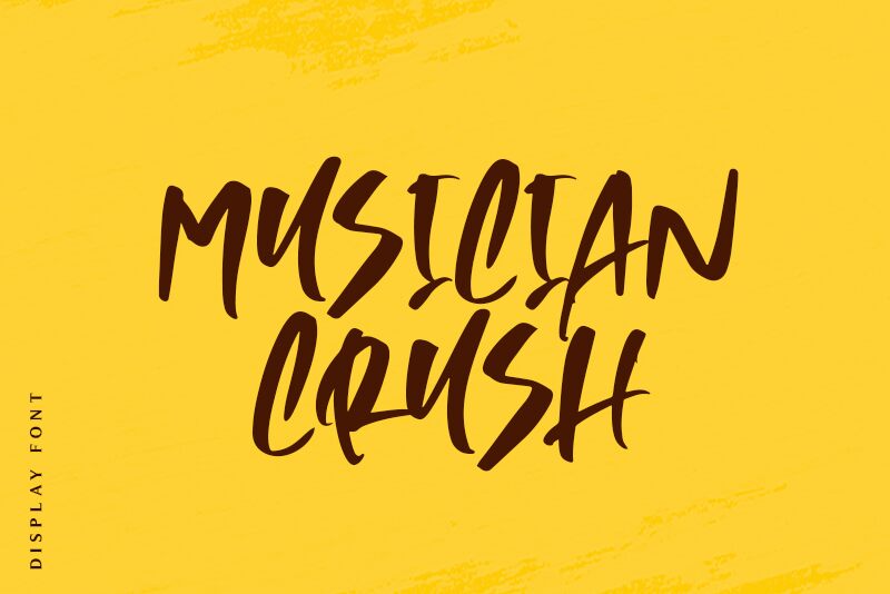 Musician Crush Schriftart