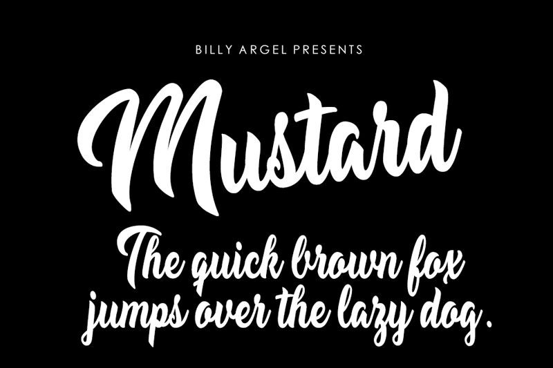 Mustard Schriftart