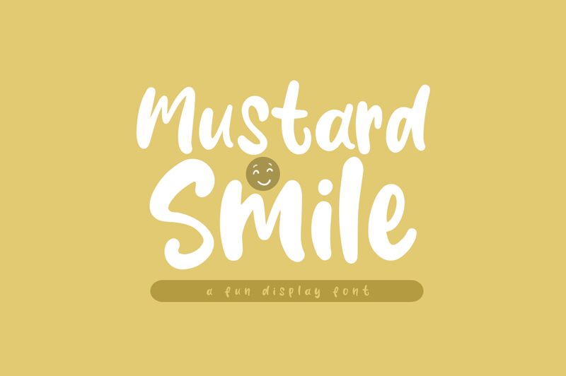Mustard Smile Czcionka