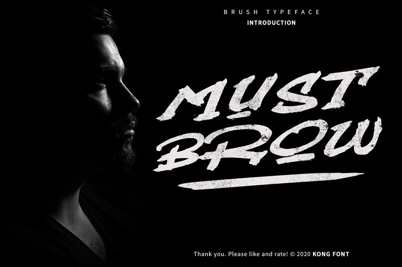 Mustbrow Font