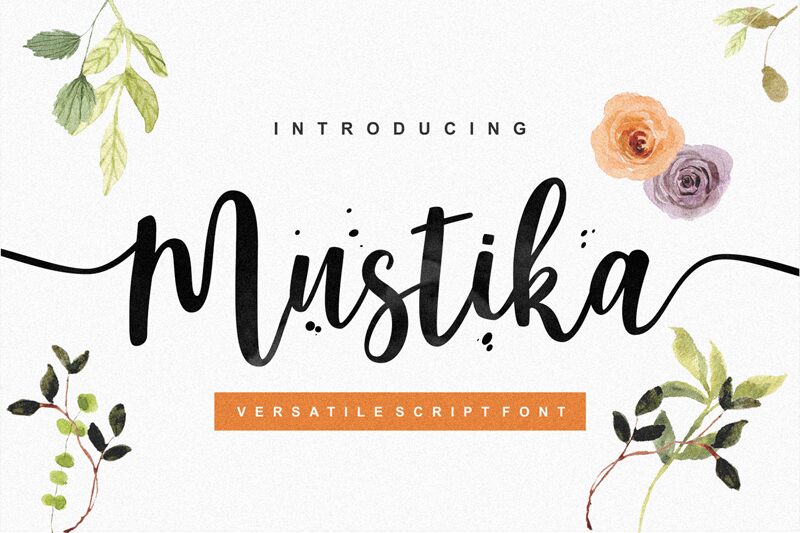 Mustika Schriftart