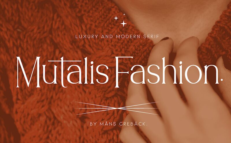 Mutalis Fashion Schriftart