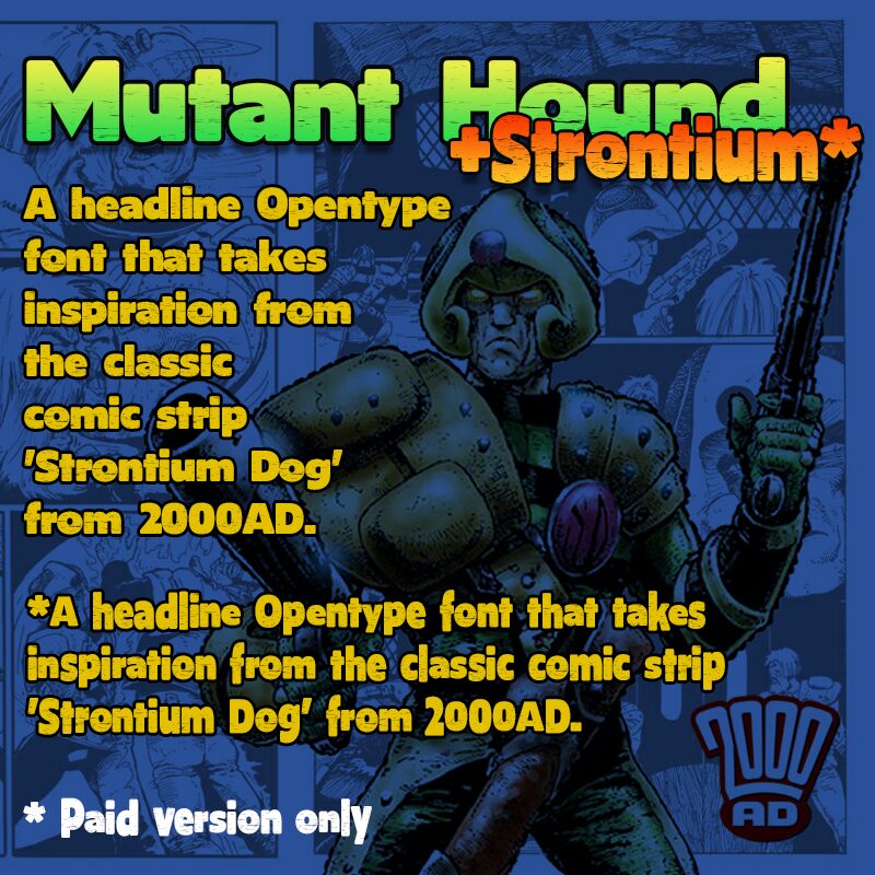 Mutant Hound Czcionka