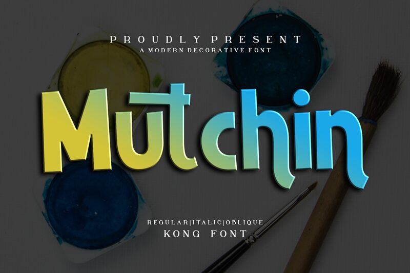 Mutchin Schriftart