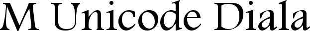 M Unicode Diala
