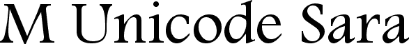 M Unicode Sara