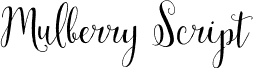Mulberry Script