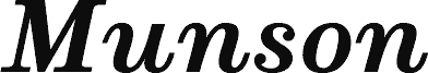 Munson Bold Italic