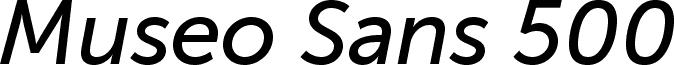 MuseoSans-500Italic