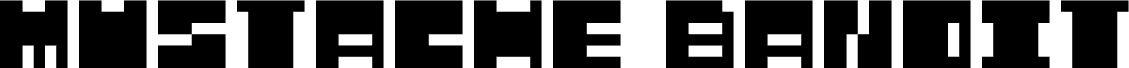 Preview of the Mustache Bandit Regular font