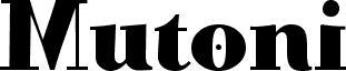 Mutoni Bold
