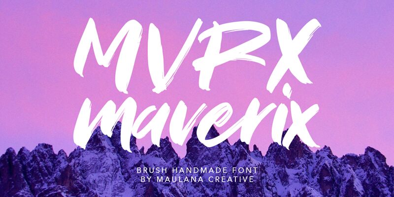 MVRX Maverix Schriftart