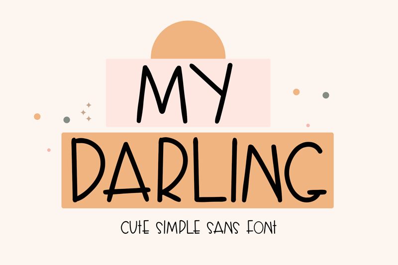 My Darling Schriftart