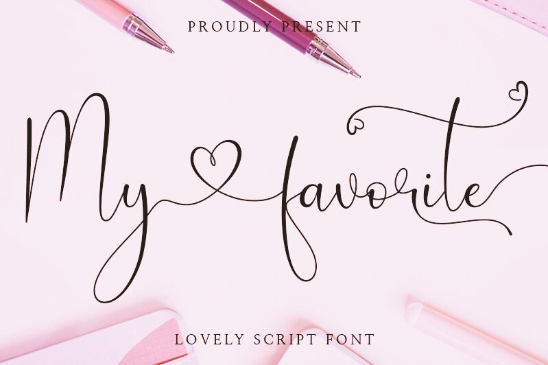 My Favorite Schriftart
