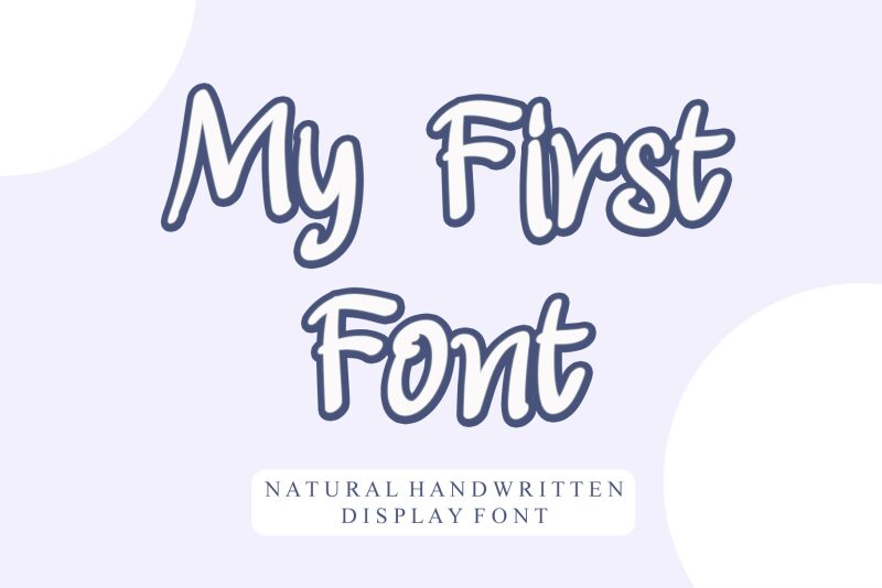 My First Font 字体