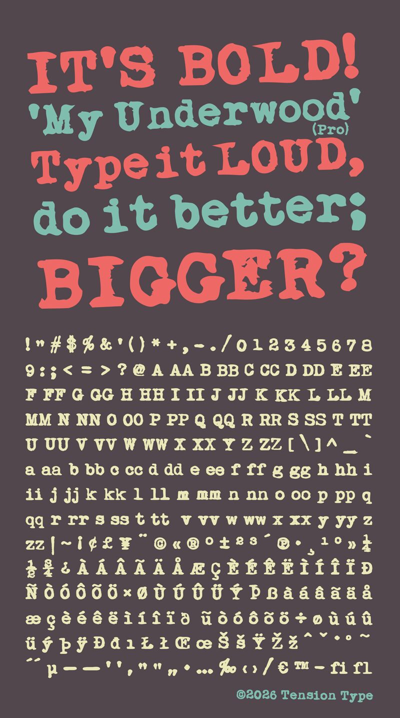 My Underwood Pro Police