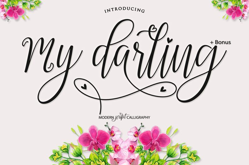 My Darling Script Schriftart