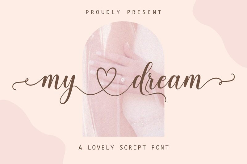 my dream Schriftart