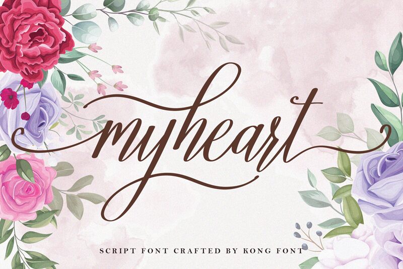 Myheart Schriftart