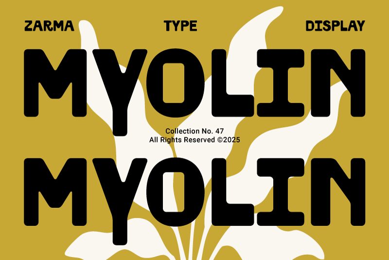 Myolin Demo Regular — Presentazione del carattere