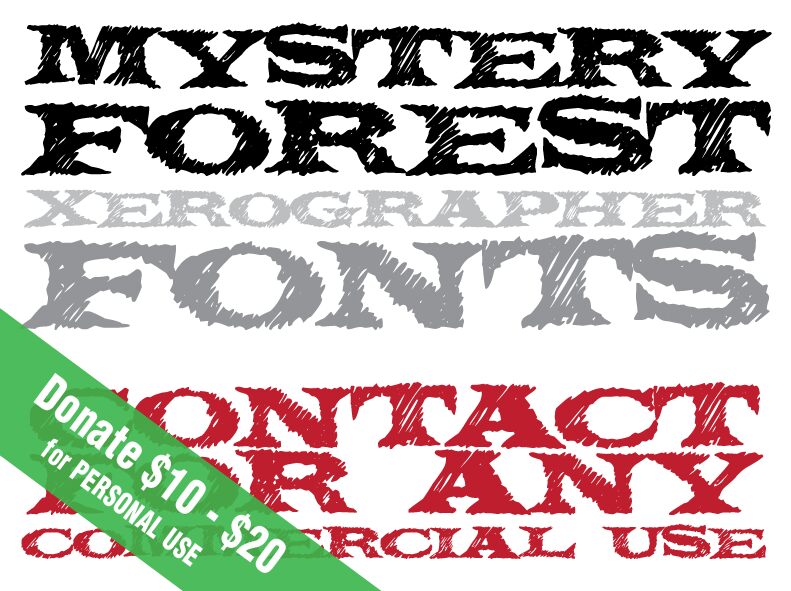 MysteryForest Carattere