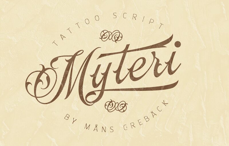Myteri Schriftart