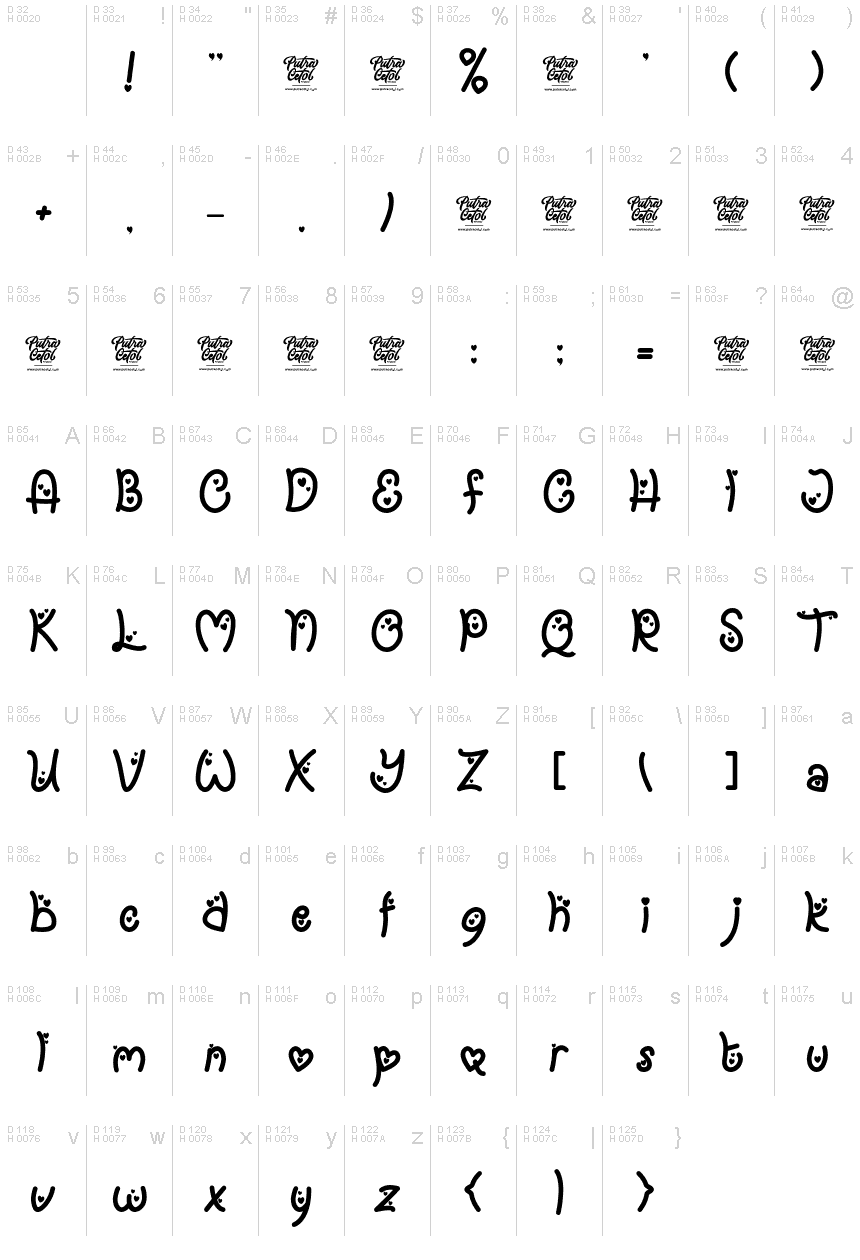 my-love-letter-font