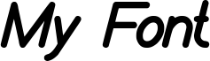my font