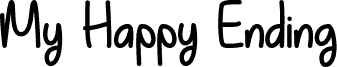 My Happy Ending Regular