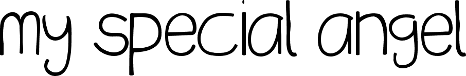 my special angel font
