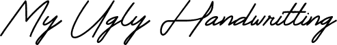 My Ugly Handwritting Demo Version