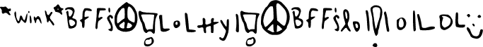 Preview of the MyRandaSymbols font