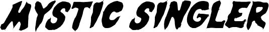 Podgląd czcionki Mystic Singler Light Italic