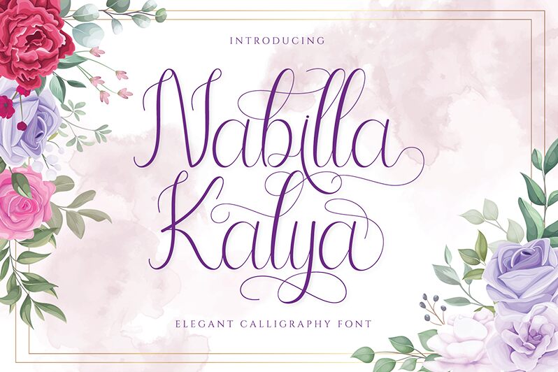 Nabilla Kalya Schriftart